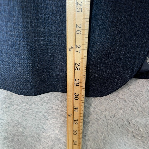 Ted Baker London Endurance Wool Blend Blue Modern Fit Two Button Blazer 42R - Picture 10 of 11